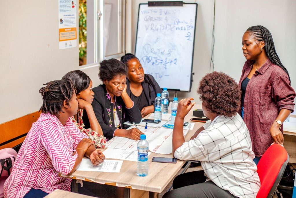 Chilenje participants during the co-creation of solutions to address AMR in Zambia